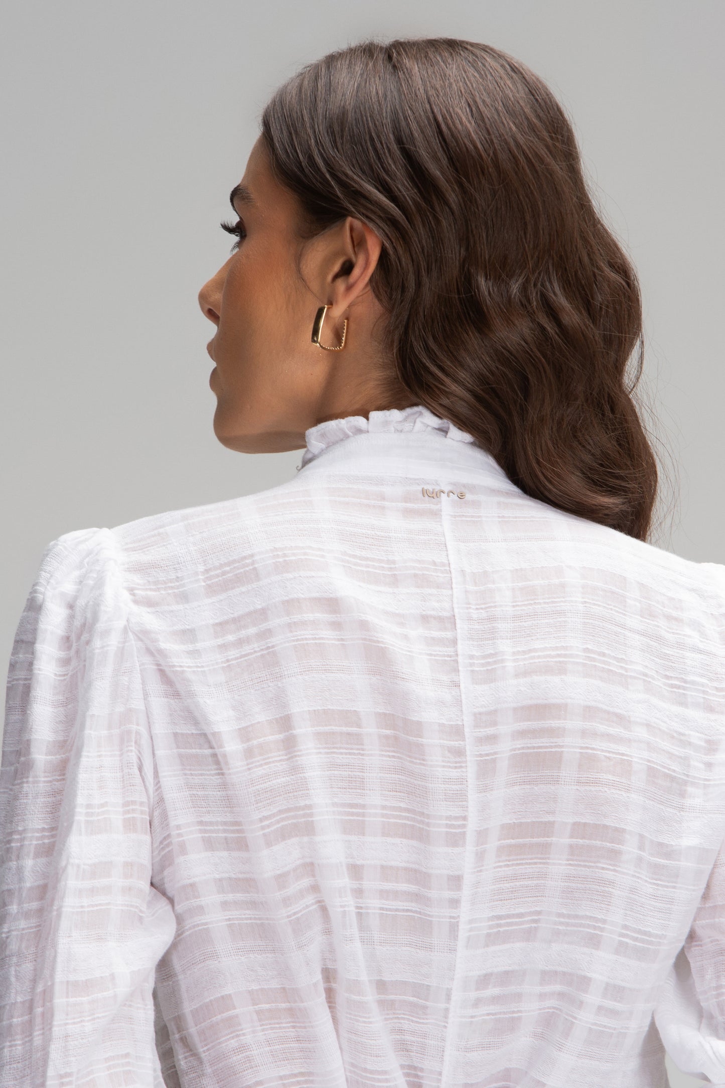 Lis - Camisa Manga Longa Babadinho Branca